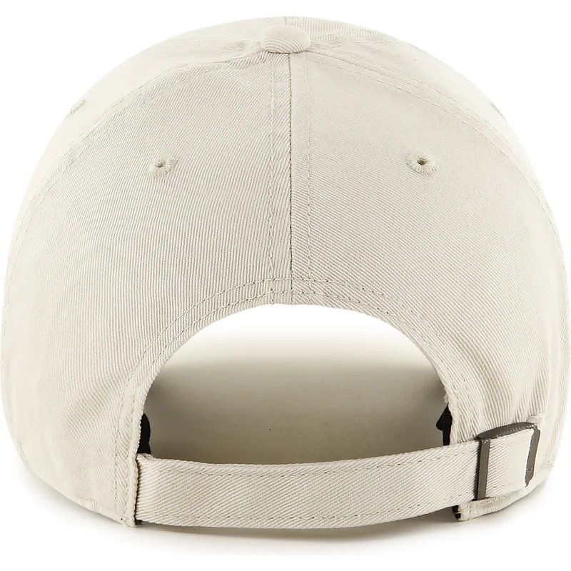 buet-beige-justerbar-kasket-clean-up-base-runner-mini-logo-fra-new-york-yankees-mlb-fra-47-brand