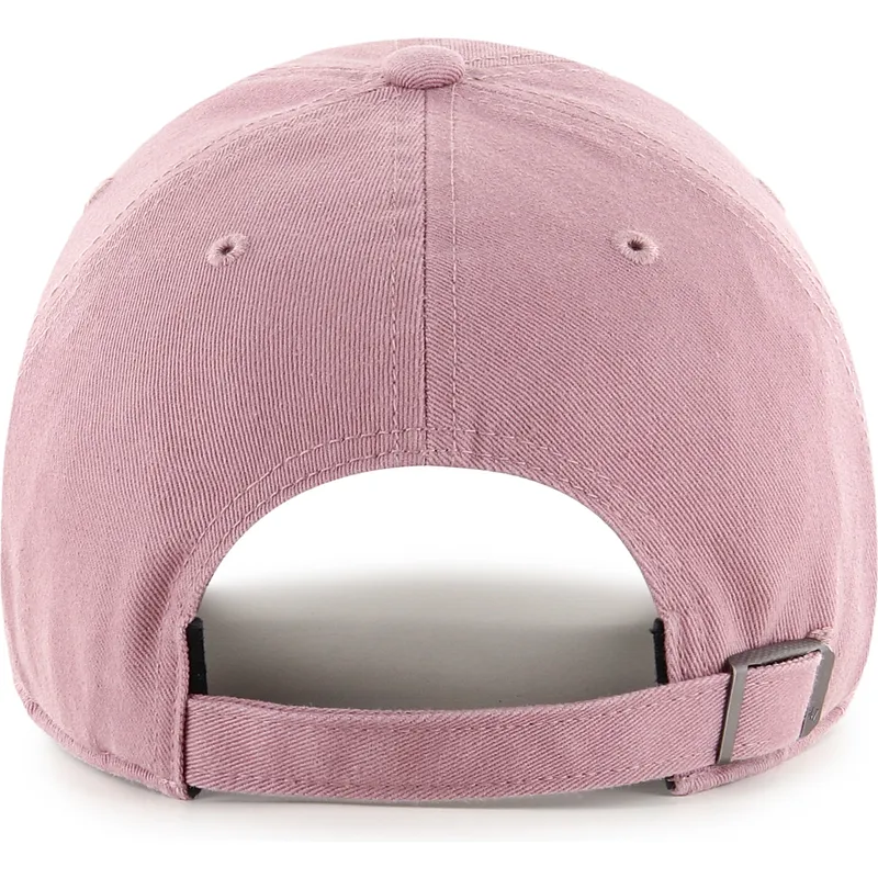 gorra-curva-rosa-ajustable-clean-up-base-runner-mini-logo-de-new-york-yankees-mlb-de-47-brand