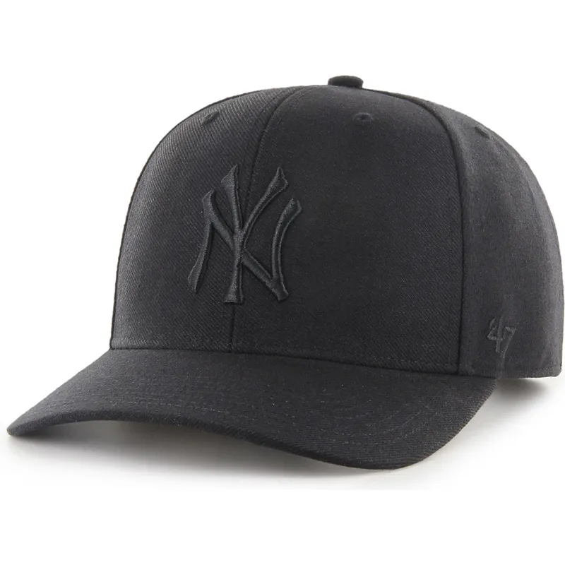sort-curved-snapback-kasket-med-sort-mvp-dp-cold-zone-logo-fra-new-york-yankees-mlb-af-47-brand
