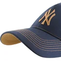justerbar-marinebla-og-brun-buet-kasket-mvp-dt-contrast-stitch-fra-new-york-yankees-mlb-fra-47-brand