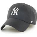 sort-justerbar-curved-kasket-clean-up-brrr-fra-new-york-yankees-mlb-fra-47-brand