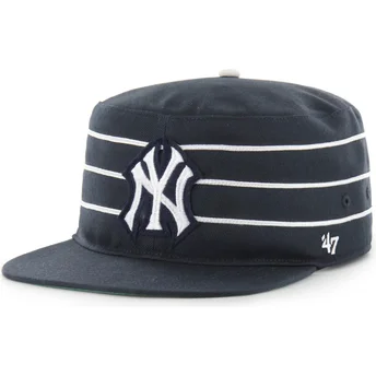 Flad marineblå snapback-kasket Pillbox Golden Age fra New York Yankees MLB fra 47 Brand
