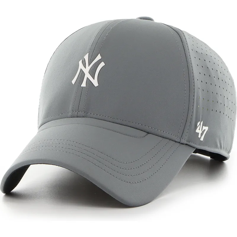 gra-justerbar-kurvet-kasket-mvp-cycle-shadow-fra-new-york-yankees-mlb-fra-47-brand