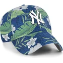 marinebla-justerbar-buet-kasket-clean-up-beach-side-fra-new-york-yankees-mlb-af-47-brand