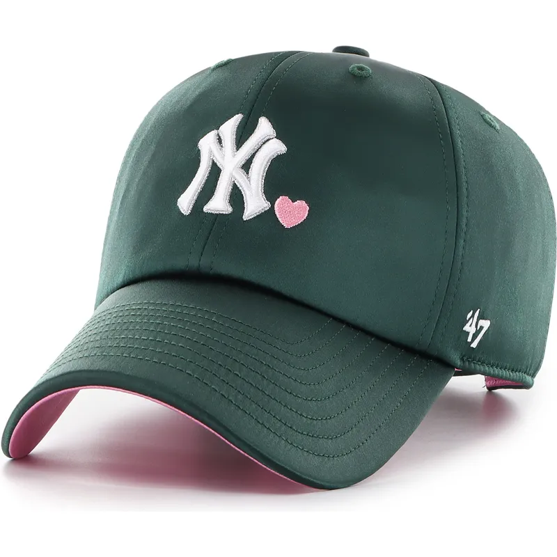 gron-justerbar-curved-kasket-clean-up-with-love-fra-new-york-yankees-mlb-af-47-brand