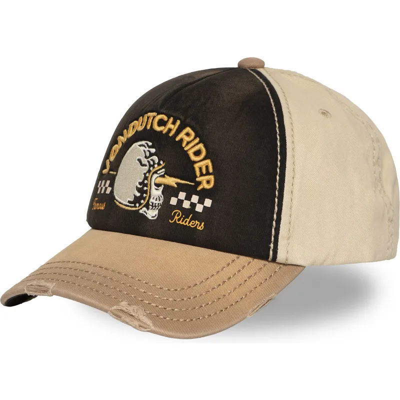 buet-kasket-multifarvet-snapback-xavier06-fra-von-dutch