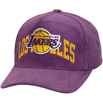 Violet buet snapback-kasket Arch Stamp Pro fra Los Angeles Lakers NBA fra Mitchell & Ness