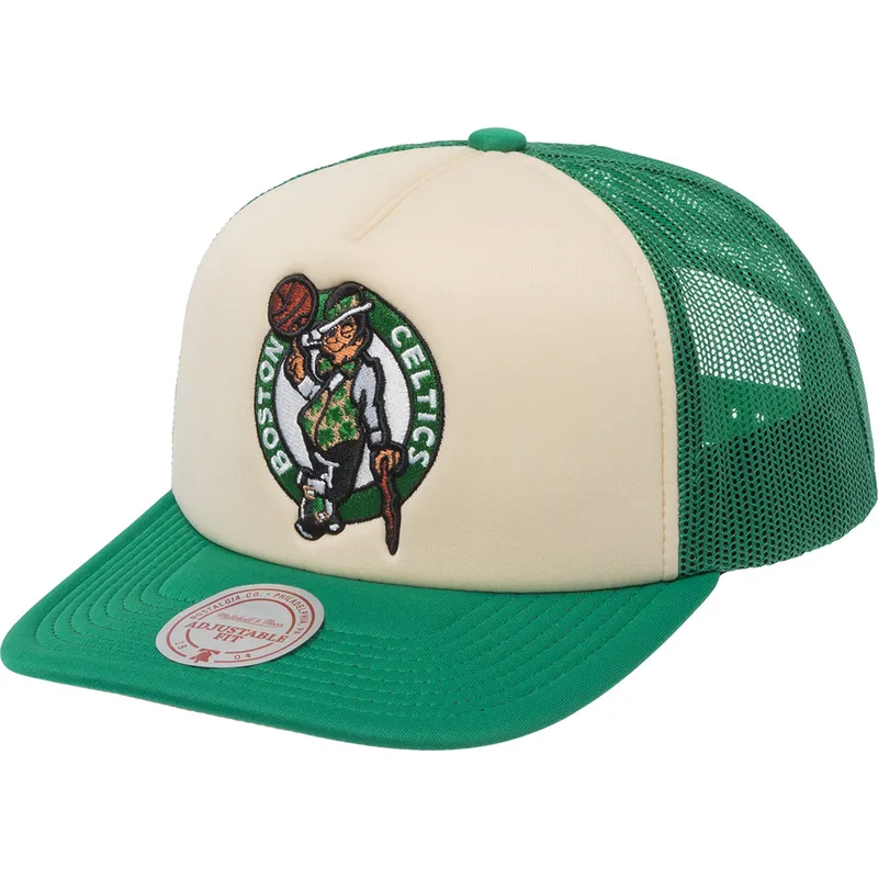 beige-og-gron-trucker-kasket-vintage-block-fra-boston-celtics-nba-fra-mitchell-ness