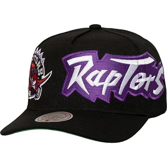 Sort curved snapback kasket Busted Pro fra Toronto Raptors NBA fra Mitchell & Ness