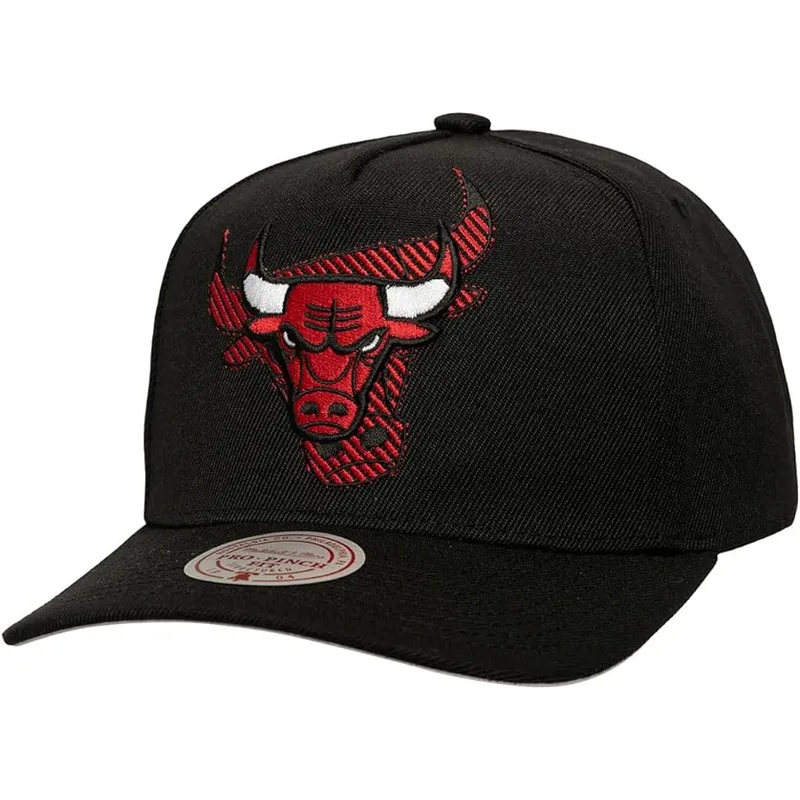 sort-curved-snapback-kasket-tilted-pro-fra-chicago-bulls-nba-fra-mitchell-ness