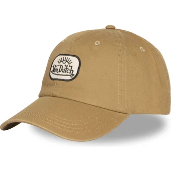 Brun justerbar curved cap LOG13 fra Von Dutch
