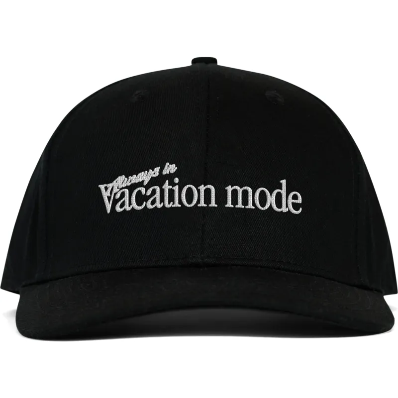 buet-sort-snapback-kasket-vacation-mode-fra-pica-pica