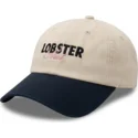 buet-beige-og-marinebla-justerbar-kasket-lobster-slut-fra-pica-pica