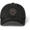 sort-justerbar-curved-cap-smiley-washed-fra-pica-pica