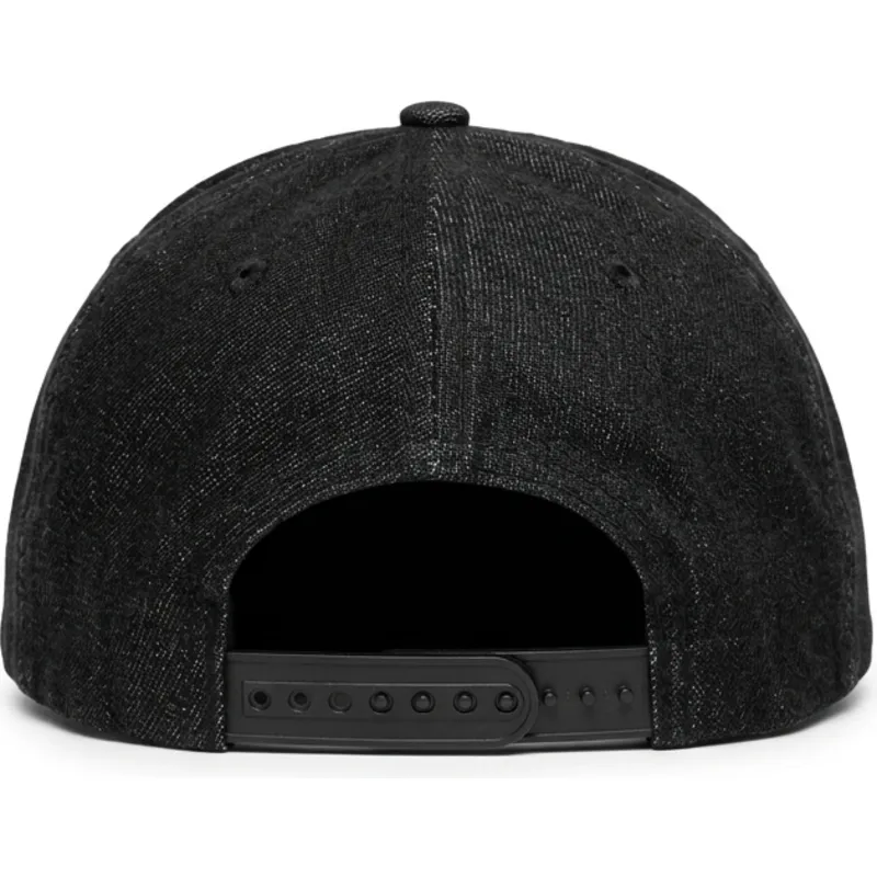 sort-snapback-kasket-med-buet-skygge-mvp-dt-denim-fra-new-york-yankees-mlb-fra-47-brand