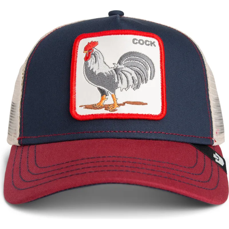 trucker-kasket-marinebla-hane-all-american-rooster-fra-goorin-bros