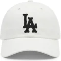 hvid-justerbar-buet-kasket-archive-fra-los-angeles-dodgers-mlb-af-american-needle