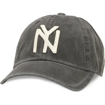Sort justerbar curved kasket Archive fra New York Black Yankees MLB af American Needle