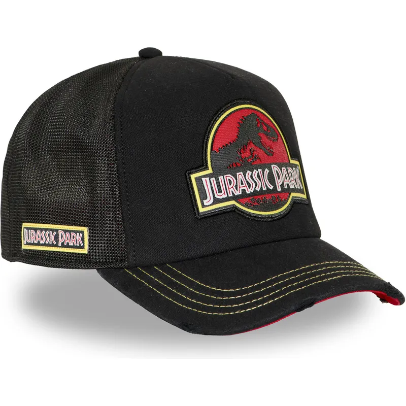 sort-trucker-kasket-jur1-logb-jurassic-park-fra-capslab