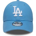 lysebla-justerbar-buet-kasket-til-born-9forty-essential-fra-los-angeles-dodgers-mlb-fra-new-era