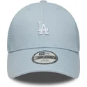 justerbar-bla-trucker-kasket-til-dreng-9forty-homefield-fra-los-angeles-dodgers-mlb-fra-new-era