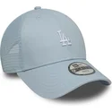 justerbar-bla-trucker-kasket-til-dreng-9forty-homefield-fra-los-angeles-dodgers-mlb-fra-new-era