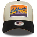 beige-trucker-kasket-til-dreng-a-frame-location-patch-california-fra-new-era