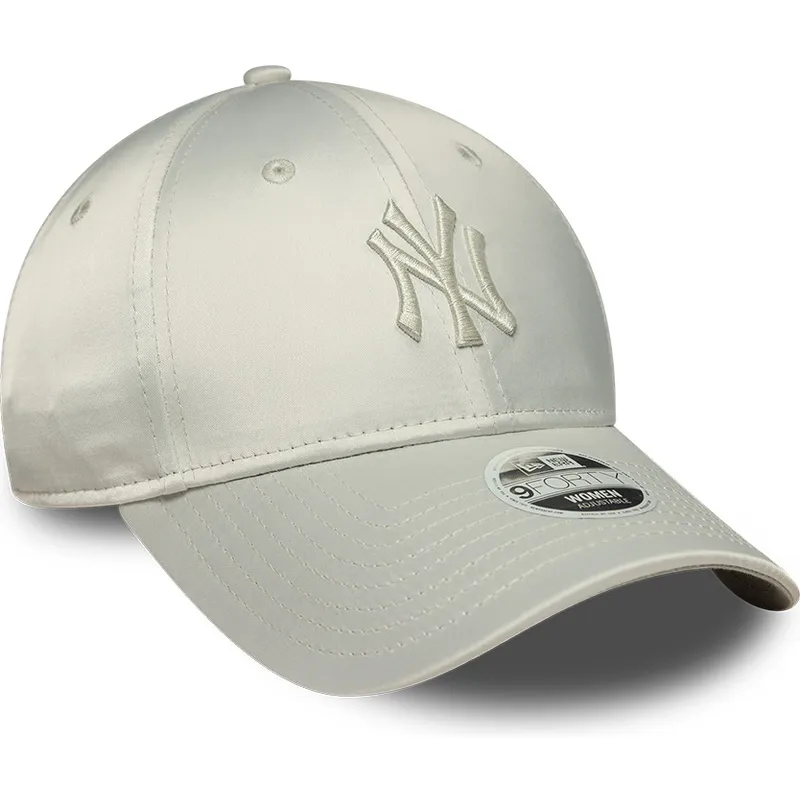 gron-justerbar-buet-kasket-til-kvinder-9forty-bow-back-satin-fra-new-york-yankees-mlb-fra-new-era