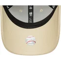 buet-beige-justerbar-kasket-til-kvinder-9forty-mini-cord-fra-new-york-yankees-mlb-fra-new-era