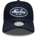 marinebla-trucker-kasket-til-kvinder-9forty-m-crown-a-frame-fra-new-era