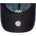 marinebla-justerbar-buet-kasket-til-kvinder-9twenty-a-frame-denim-fra-new-york-yankees-mlb-fra-new-era