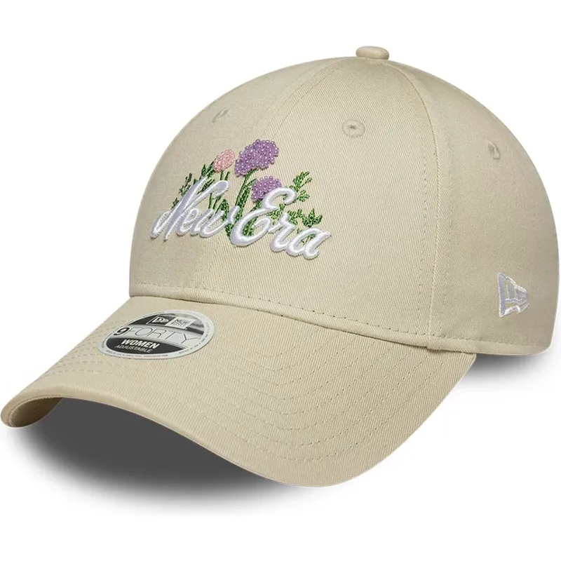 buet-beige-justerbar-kasket-til-kvinder-9forty-beaded-fra-new-era