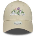 buet-beige-justerbar-kasket-til-kvinder-9forty-beaded-fra-new-era