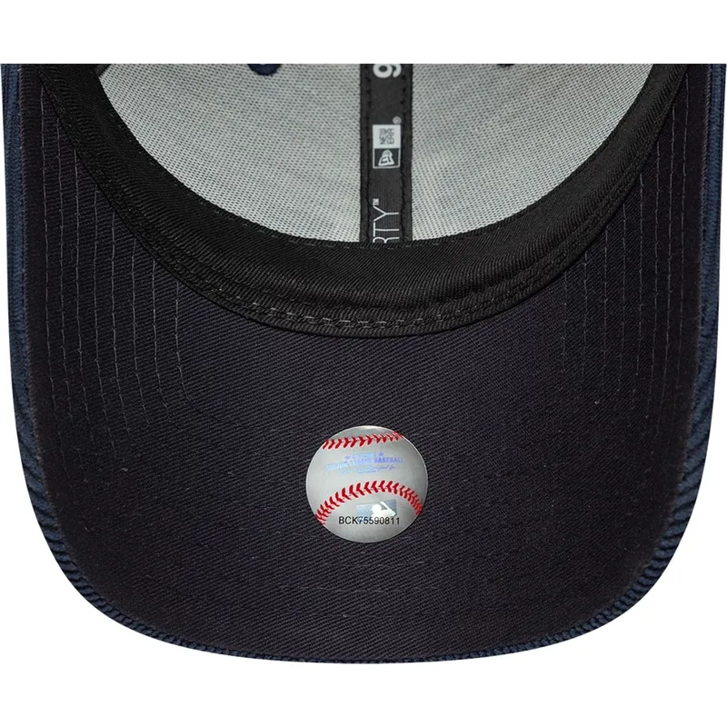 justerbar-marinebla-buet-kasket-9forty-soft-cord-fra-los-angeles-dodgers-mlb-fra-new-era