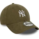 gron-justerbar-curved-kasket-9forty-soft-cord-fra-new-york-yankees-mlb-fra-new-era