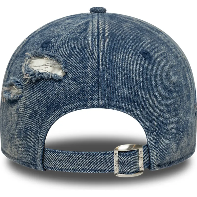 bla-justerbar-kurvet-kasket-9forty-acid-wash-denim-fra-los-angeles-dodgers-mlb-fra-new-era