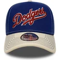 bla-og-beige-buet-kasket-snapback-e-frame-city-icon-fra-los-angeles-dodgers-mlb-fra-new-era