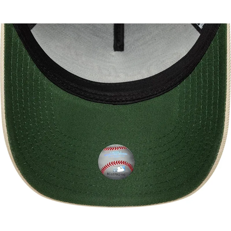 bla-og-beige-buet-kasket-snapback-e-frame-city-icon-fra-los-angeles-dodgers-mlb-fra-new-era