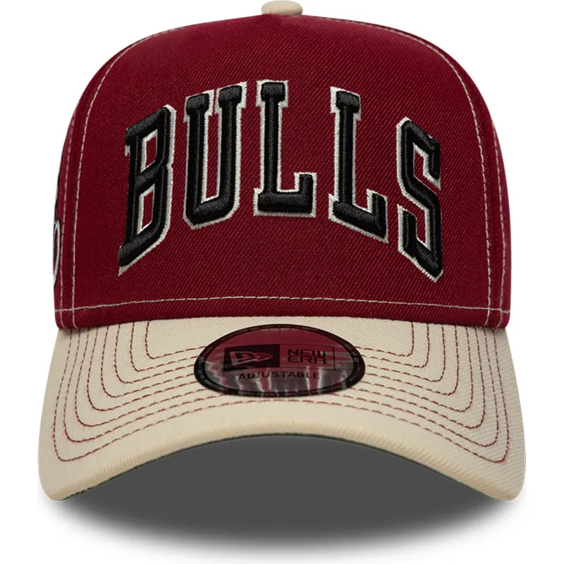 rod-og-beige-buet-kasket-snapback-e-frame-city-icon-fra-chicago-bulls-nba-fra-new-era