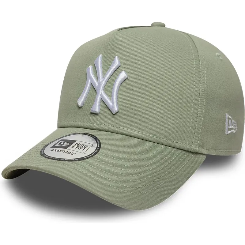 gron-curved-snapback-kasket-e-frame-league-essential-fra-new-york-yankees-mlb-fra-new-era