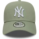 gron-curved-snapback-kasket-e-frame-league-essential-fra-new-york-yankees-mlb-fra-new-era