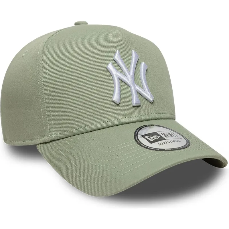 gron-curved-snapback-kasket-e-frame-league-essential-fra-new-york-yankees-mlb-fra-new-era