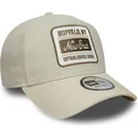 buet-beige-snapback-kasket-e-frame-patch-linen-fra-new-era