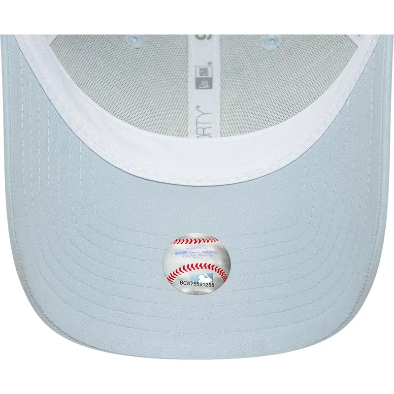 lysebla-justerbar-trucker-kasket-9forty-homefield-midi-fra-los-angeles-dodgers-mlb-fra-new-era