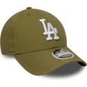 gorra-curva-verde-snapback-9forty-m-crown-linen-de-los-angeles-dodgers-mlb-de-new-era