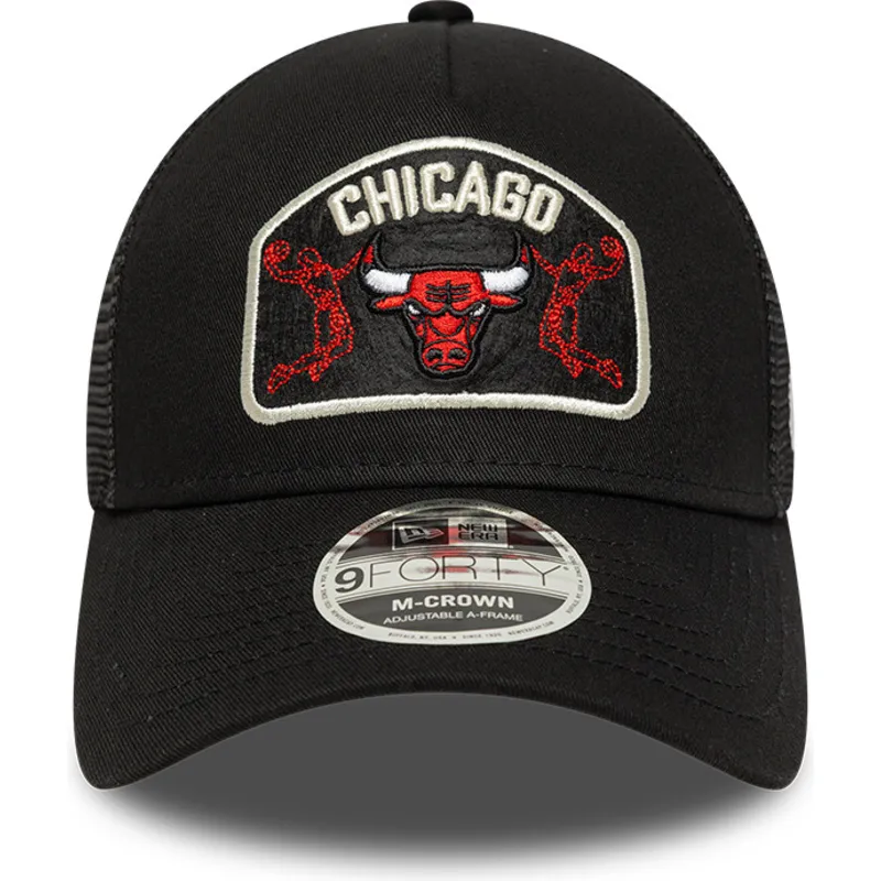 sort-9forty-m-crown-a-frame-trucker-kasket-fra-chicago-bulls-nba-af-new-era