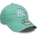 lysegron-justerbar-kurvet-kasket-9twenty-league-essential-fra-new-york-yankees-mlb-fra-new-era
