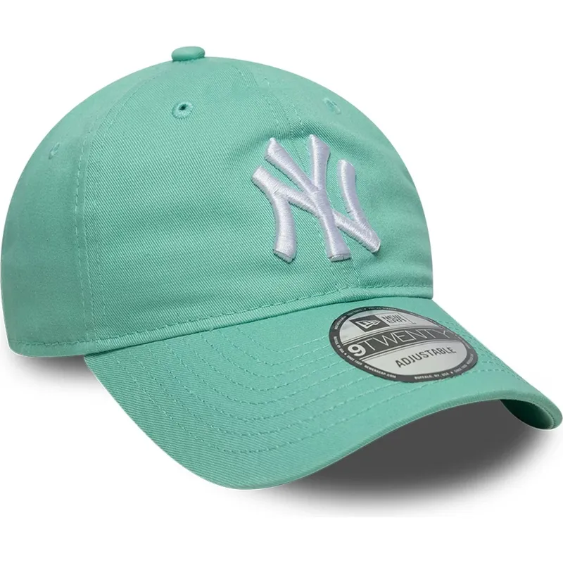 lysegron-justerbar-kurvet-kasket-9twenty-league-essential-fra-new-york-yankees-mlb-fra-new-era