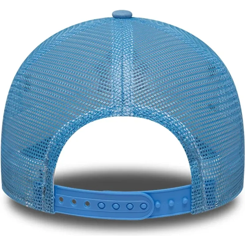 trucker-kasket-bla-og-hvid-med-blat-logo-a-frame-league-essential-fra-new-york-yankees-mlb-fra-new-era