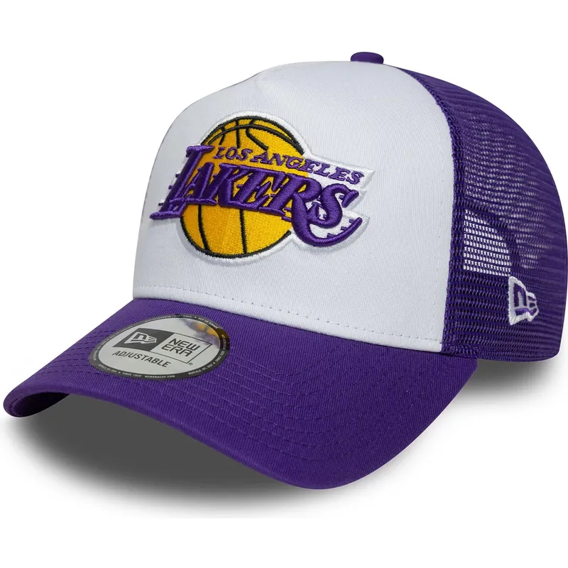 violet-og-hvid-trucker-kasket-a-frame-side-patch-fra-los-angeles-lakers-nba-fra-new-era